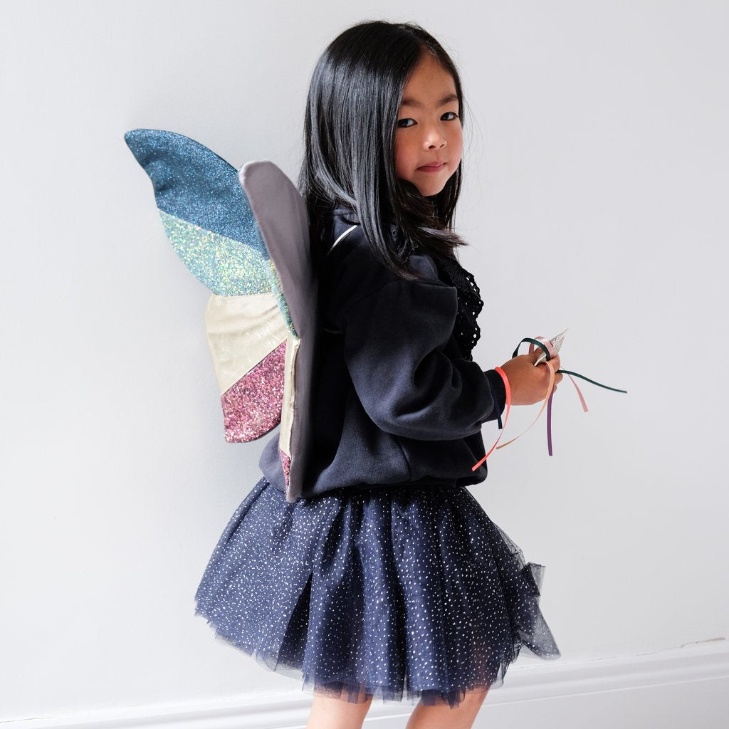 Glitzer Tutu in Navy