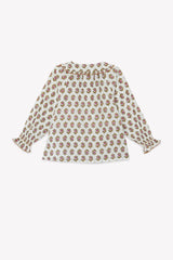 Gemusterte Bluse Figue