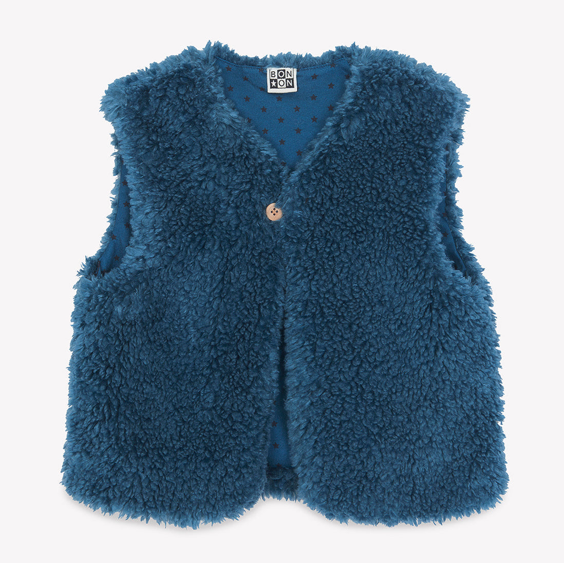 Weste Beti in Petrol Blau