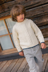 Pullover Maylon in Off-White