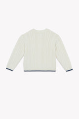 Pullover Maylon in Off-White
