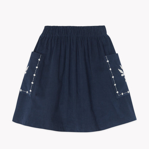 Kordrock Ruche in Dunkelblau