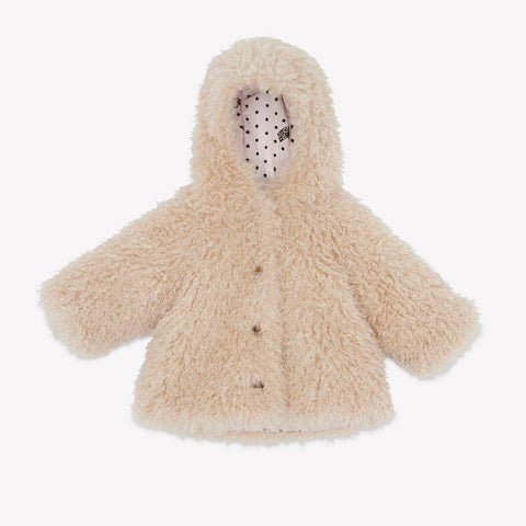 Baby Fellmantel Mignon in Beige