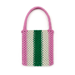 Häkeltasche in Pink-Grün