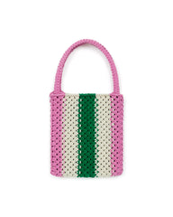 Häkeltasche in Pink-Grün